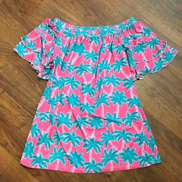 NWT Simply Southerthern palm tree top - Picture 5 of 5